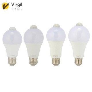 [Virgil.th] หลอดไฟ LED PIR เซนเซอร์จับการเคลื่อนไหว 5 7 9 12W สําหรับบ้าน