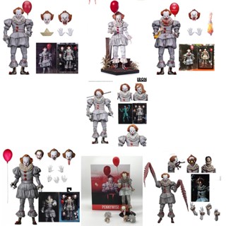 Neca โมเดลฟิกเกอร์ Pennywise Joker Mask Dancing Clown ของเล่น สําหรับเก็บสะสม วันเกิด