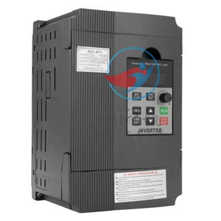 Mif) ตัวควบคุมความเร็วความถี่ VFD 2.2KW 12A 220 V AC มอเตอร์ไดรฟ์เฟสเดียว อินเวอร์เตอร์สามเฟส AT1-2200S