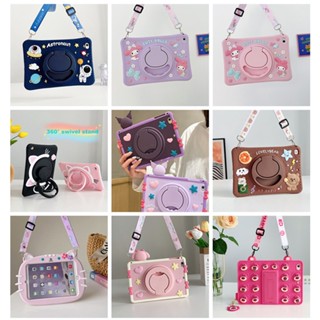 เคสแท็บเล็ต ซิลิโคนนิ่ม กันกระแทก หมุนได้ 360 องศา พร้อมสายคล้อง สําหรับ Huawei HONOR Pad X8 Lite HonorPadX8 X8Lite 10.1 นิ้ว