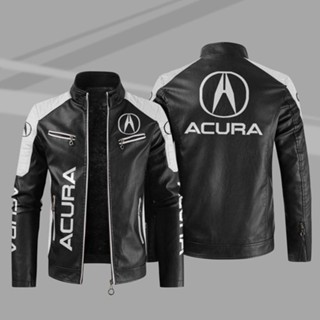 Acura LOGO Jacket Windbreaker ILX TLX RLX RDX MDX NSX TL RL ZDX Car Driving Leather Long Sleeve Thin Rainproof Jacket