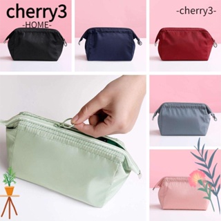 Cherry3 กระเป๋าเครื่องสําอาง ขนาดเล็ก สีโมแรนดี้ สําหรับเดินทาง