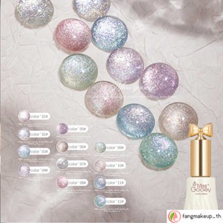 Miss Gooey ชุดยาทาเล็บเจล UV 12 สี 2023 ชิมเมอร์เพชร สีขาว สําหรับร้านทําเล็บ