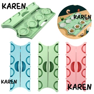 Karen เครื่องทําเกี๊ยว พลาสติก DIY สําหรับทําเกี๊ยว ในครัวเรือน