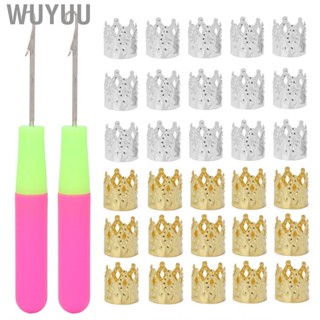 Wuyuu Dreadlocks Tool Set Hair Rings Latch Hook Crochet Needles De Chp