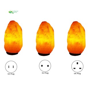 Himalayas โคมไฟคริสตัลเกลือ USB LED บรรยากาศห้องนอน ห้องนั่งเล่น ไฟตกแต่ง ปลั๊ก US