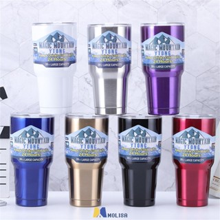 900 Ml Amazing Thermos Cup / Ice Cup (keep Cold &amp; Hot)(ขวดเก็บความร้อน)(ถ้วย) MOLISA