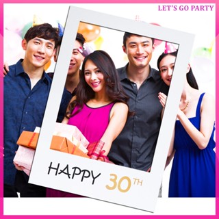 Happy 30th กรอบรูปกระดาษ DIY สําหรับงานปาร์ตี้วันเกิด