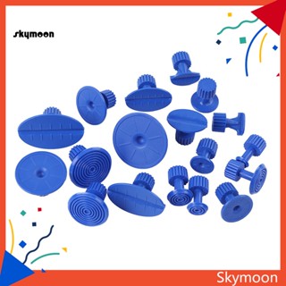 Skym* ถ้วยดูดกาว สีฟ้า สําหรับซ่อมแซมรอยบุบรถยนต์ ตู้เย็น 18 ชิ้น