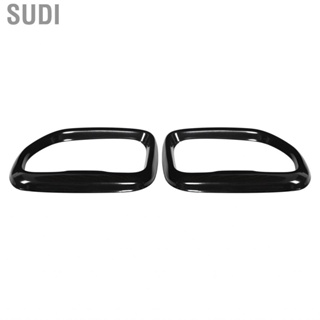 Sudi Tail Exhaust  Cover  Glossy Black Throat Frame Simple  Installation 2Pcs for X3 M40I 2018‑2021 Car Modification