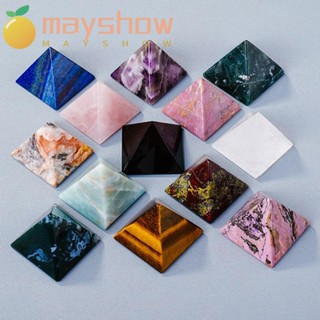 Mayshow โมเดลพีระมิดคริสตัลธรรมชาติ หลายรูปแบบ สําหรับตกแต่งบ้าน