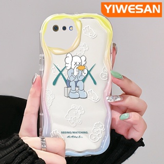 เคสโทรศัพท์มือถือแบบนิ่ม ใส กันกระแทก ลายแบรนด์แฟชั่น สีมาการอง หลากสี สําหรับ Realme C2 C2S OPPO A1K