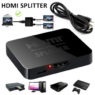 New HDMI Splitter 1 In 2 Out 4K HDMI Splitter 1 To 2 Amplifier Full HD 1080P 3D