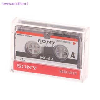 Newsandthen1 เทปคาสเซ็ตเปล่า พร้อมเทปบันทึกเสียงแม่เหล็ก 60 นาที สําหรับ Sony-3MC