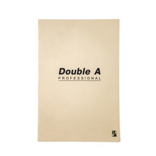 Double A สมุดนักเรียนตัดเก้า Professional 70 แกรม 24 แผ่น สีครีม