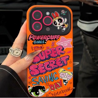 เคสโทรศัพท์มือถือ ซิลิโคนนิ่ม ลาย Powerpuff Girls สําหรับ Iphone 14promax 13pro 12 11 7p W5Y9