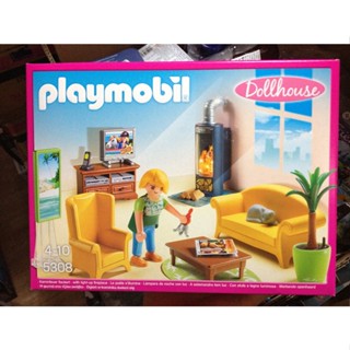 Bailebao Mobi World Playmobil 5308 ชุดเตาผิงห้องนั่งเล่น นําเข้าใหม่ พร้อมส่ง