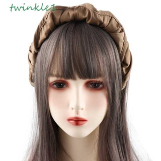 Twinkle1 หมวกปีกกว้าง กันแดด แต่งแถบคาดศีรษะ แฟชั่นฤดูร้อน สําหรับผู้หญิง