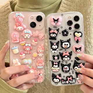 เคสโทรศัพท์มือถือ แบบนิ่ม ลาย Kuromi สําหรับ Samsung S23 S22 S21fe note20ultra s10 s9