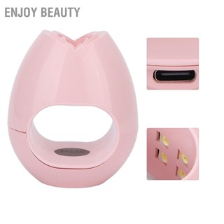 Enjoy Beauty โคมไฟติดเล็บเจล Uv Led 16W รูปดอกกุหลาบ สีชมพู ขนาดเล็ก แห้งเร็ว