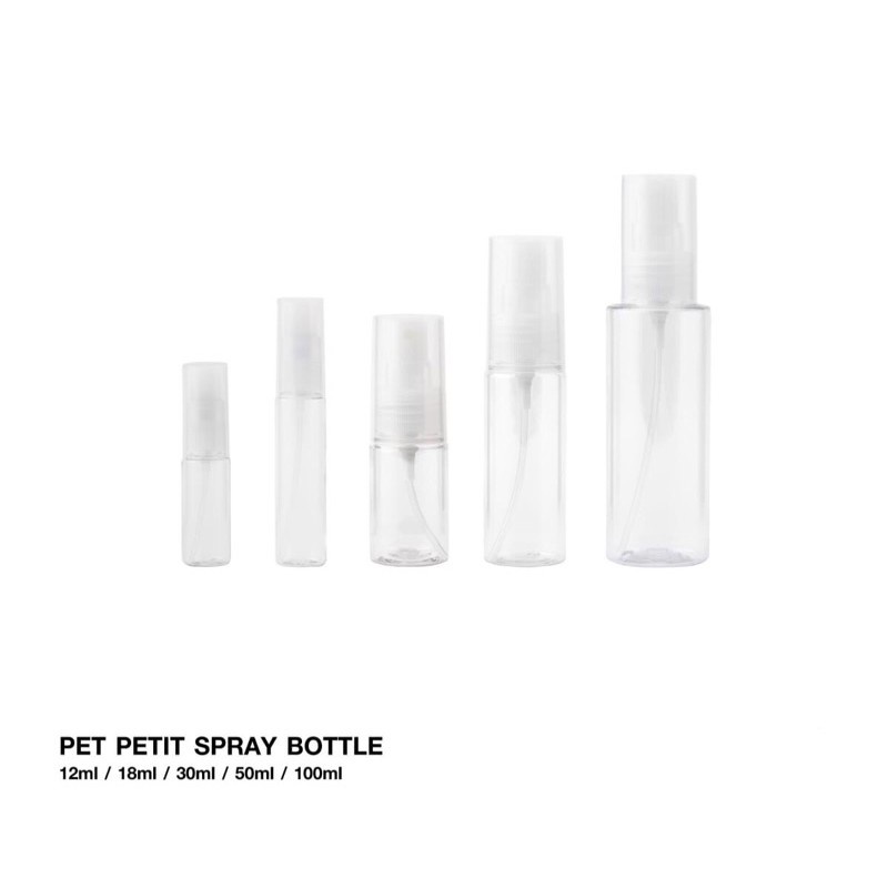 ขวดน้ำ [สินค้าแนะนำ/พร้อมส่ง] ขวดสเปรย์สำหรับใส่แอลกอฮอล์ Muji PET PETIT Spray bottle