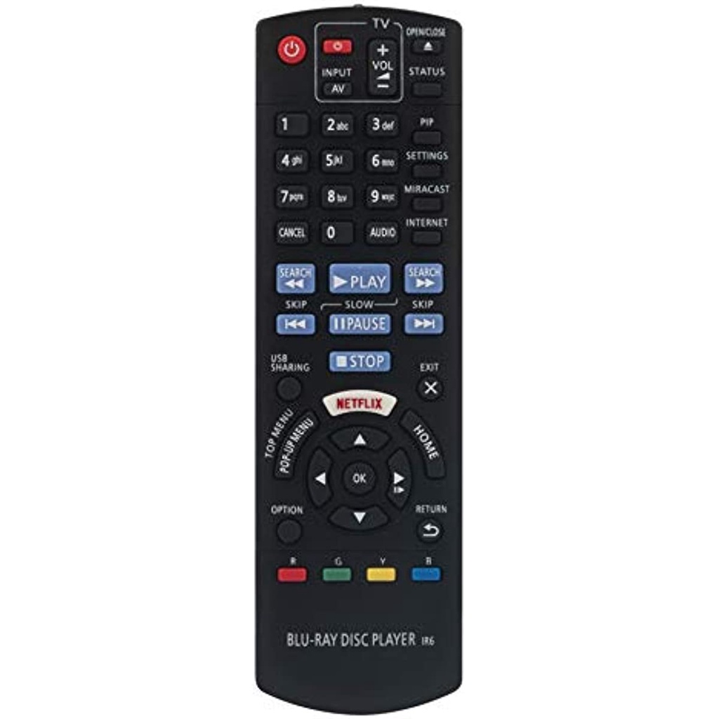 N2QAYB001027 เปลี่ยนรีโมท Fit สําหรับ Panasonic Blu-ray Disc Player BDT-280PU BDT280PU DMP-BDT180GA 