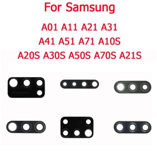 ฝาครอบเลนส์กล้องด้านหลัง พร้อมสติกเกอร์ สําหรับ Samsung A01 Core A11 A21 A31 A41 A51 A71 A10S A20S A30S A50S A70s A21S