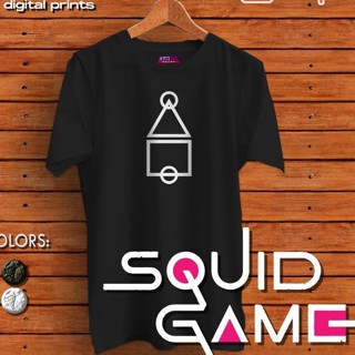 Trending Squid Game Logo Customize Print Tshirt Unisex_01