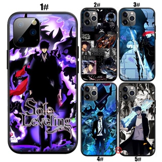 Pj91 เคสโทรศัพท์มือถือแบบนิ่ม ลาย Solo Leveling สําหรับ iPhone 13 12 Pro Max Mini XS Max X