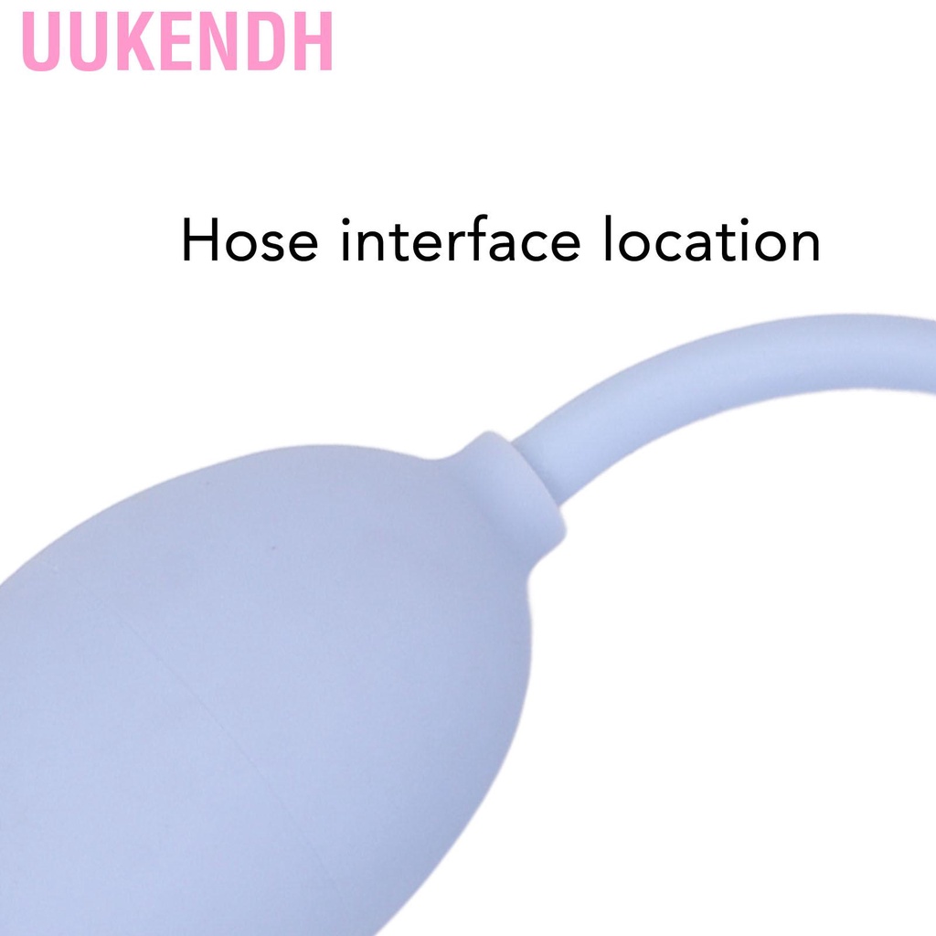 Uukendh Professional Silicone Enema Bulb Men Women Blue รูปที่ 6