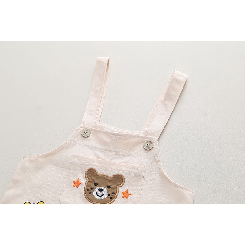 ฤดูร้อนเด็กทารกเสื้อผ้าชุดการ์ตูนหมีลายเสื้อยืด + โดยรวม 2 ชิ้นสูทสําหรับเด็กสบายๆเครื่องแต่งกายเด็ก ชุดวอร์ม - รูปที่ 7