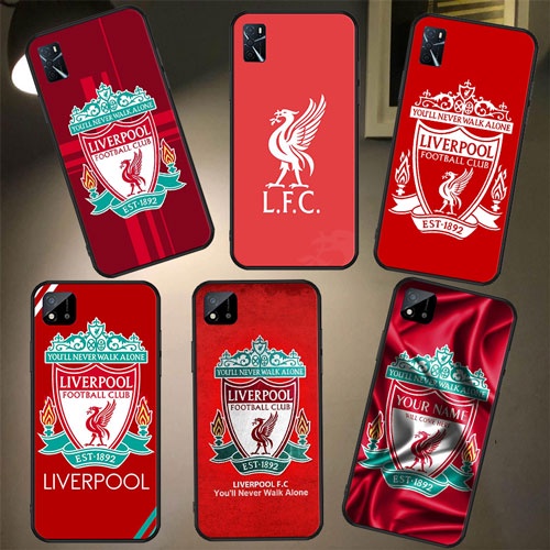 นุ่มสีดํา Vivo Y11 Y11S Y20i Y20S Y17 Y12 Y15 U3 Y19 Y20 Y30 Y21 Y33S Y21S Liverpool โลโก้เคสโทรศัพท์