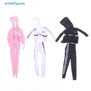 Widefigure ชุดกีฬาแฟชั่น อุปกรณ์เสริม สําหรับบ้านตุ๊กตา 1/6 30 ซม. 3 ชิ้น ต่อชุด