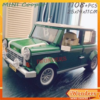 Mini Cooper MK VII บล็อคตัวต่อรถยนต์ 10242 ของเล่นสําหรับเด็ก