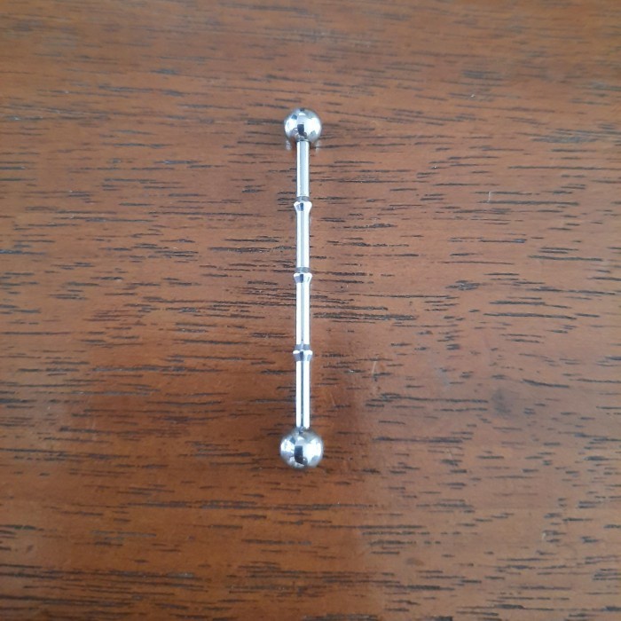 ต่างหู PIERCING SURGICAL STEEL ไม่ใช่ไทเทเนียม PE36