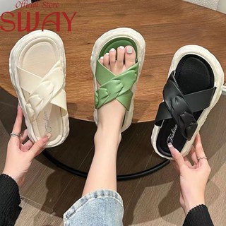 SWAY  รองเท้าแตะ ผู้หญิง เกาหลี แฟชัน รองเท้าส้นสูง  ทันสมัย ทันสมัย สวย Comfortable B20H0SE 36Z230909