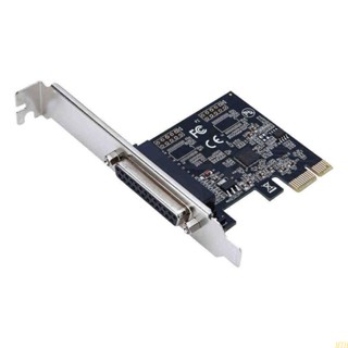 Moon พอร์ตขนาน DB25 25Pin PCIE การ์ดไรเซอร์ LPT เป็น PCI-E สําหรับแปลง Express