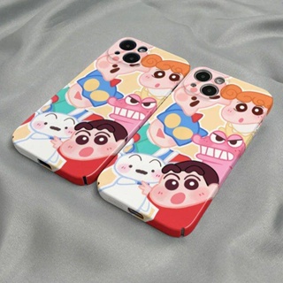 เคสโทรศัพท์มือถือแบบแข็ง ลายการ์ตูนชินจัง สําหรับ Iphone 14promax 13 12 11 xsmax