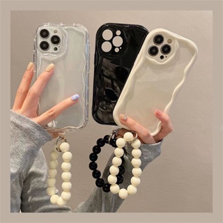 เคสโทรศัพท์มือถือ TPU กันหาย พร้อมสายโซ่ลูกปัด สําหรับ Huawei Nova 7 7SE 7i Nova 8 Nova 9 Nova 9SE Nova 10 Pro Nova 6SE Nova 5T Honor 50 Pro 50se 20