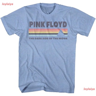 AQGloylaiya American Classics Pink Floyd DSOTM Light Blue Heather Adult T-Shirt เจเนซิส ​วงร็อค เสื้อยืดพิมพ์ลาย เสื้