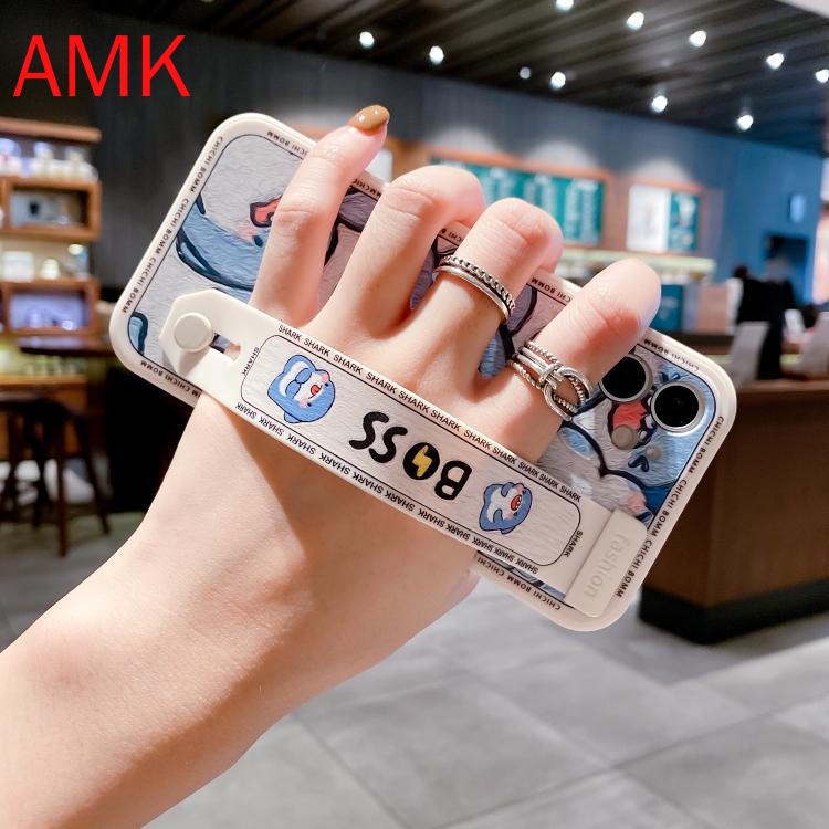 AMKปลอกรัดข้อมือOPPO Reno 14 14F 13 13F 12 12F 11 11F 10 8 Pro Plus A15 A15S A16 A16K A17 A96 A76 A54 A55 A57 A72 4g 5G Clear Sharkกันกระแทกเคสโทรศัพท์OPPO - รูปที่ 2