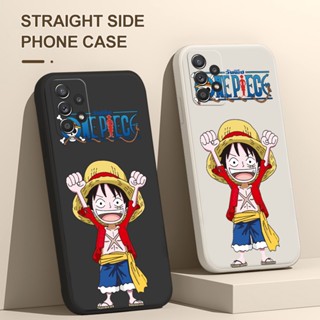 เคสโทรศัพท์ซิลิโคน TPU ลายการ์ตูนอนิเมะ One Piece Luffy สําหรับ Samsung Galaxy S23 S23 Ultra S23 Plus A33 A54 A14 A34 M23 A04 M04 B1K628L