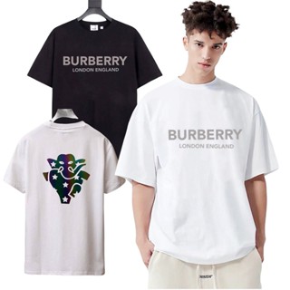 [Official] ️Baju Burberri Tshirt Men Clothes Tops T-shirts Baju T shirt Lelaki Fashion 3D Printing 3M