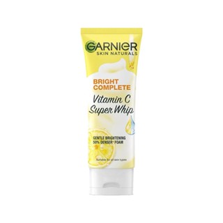 Garnier การ์นิเย่ สกิน แนทเชอรัลส์ ไบรท์ คอมพลีท วิตามิน ซี ซูเปอร์ วิป 100 มล.