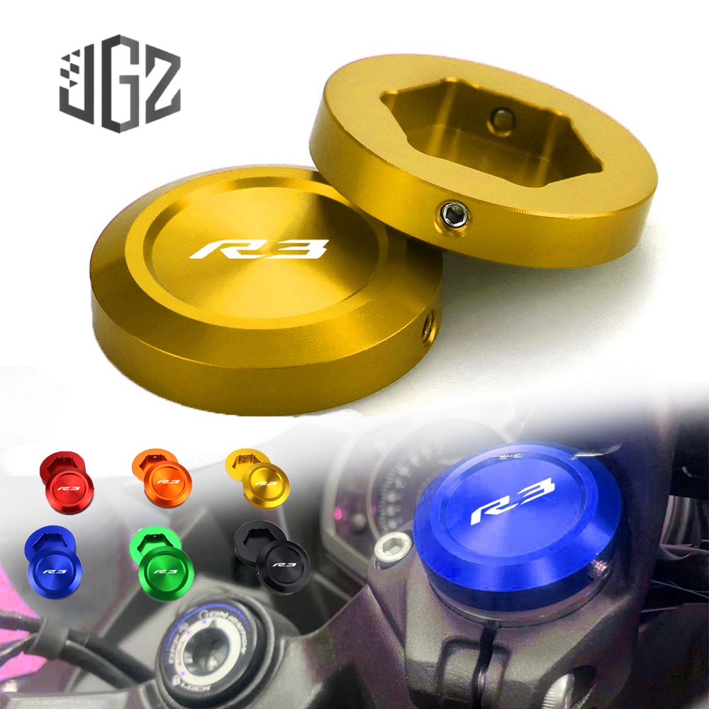 R3 รถจักรยานยนต์ CNC Triple Tree Stem Yoke Center หมวกส้อมด้านหน้าสําหรับ YAMAHA YZF-R3