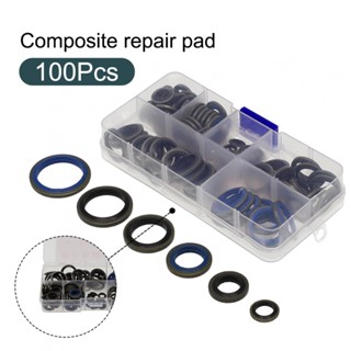 【S】100/245pcs Assorted Sealing Gasket Set Rubber Combination Gasket Repair Box