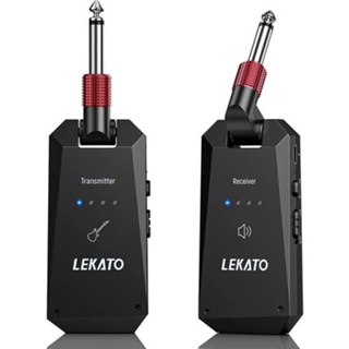 Lekatp WS-90 5.8G เครื่องรับส่งสัญญาณกีตาร์ไร้สาย 4 ช่อง 100 ฟุต