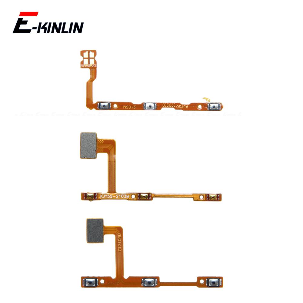Mute Switch Power Key ริบบิ้นอะไหล่ซ่อมสําหรับ Vivo Y19 Y17 Y15 Y10 Y12 Y12s Y12i Y12A Y11 Y11s Y15A Y15C Y15s ปุ่มปรับระดับเสียงควบคุมสาย Flex