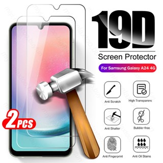 2AK 2Pieces Full Cover Tempered Glass 9H Premium Screen Protector HD Film For Samsung Galaxy A24 A14 A54 A34 A73 A53 A23 A13 A72 A52 A32 A22 A12 A42 A71 A51 A31