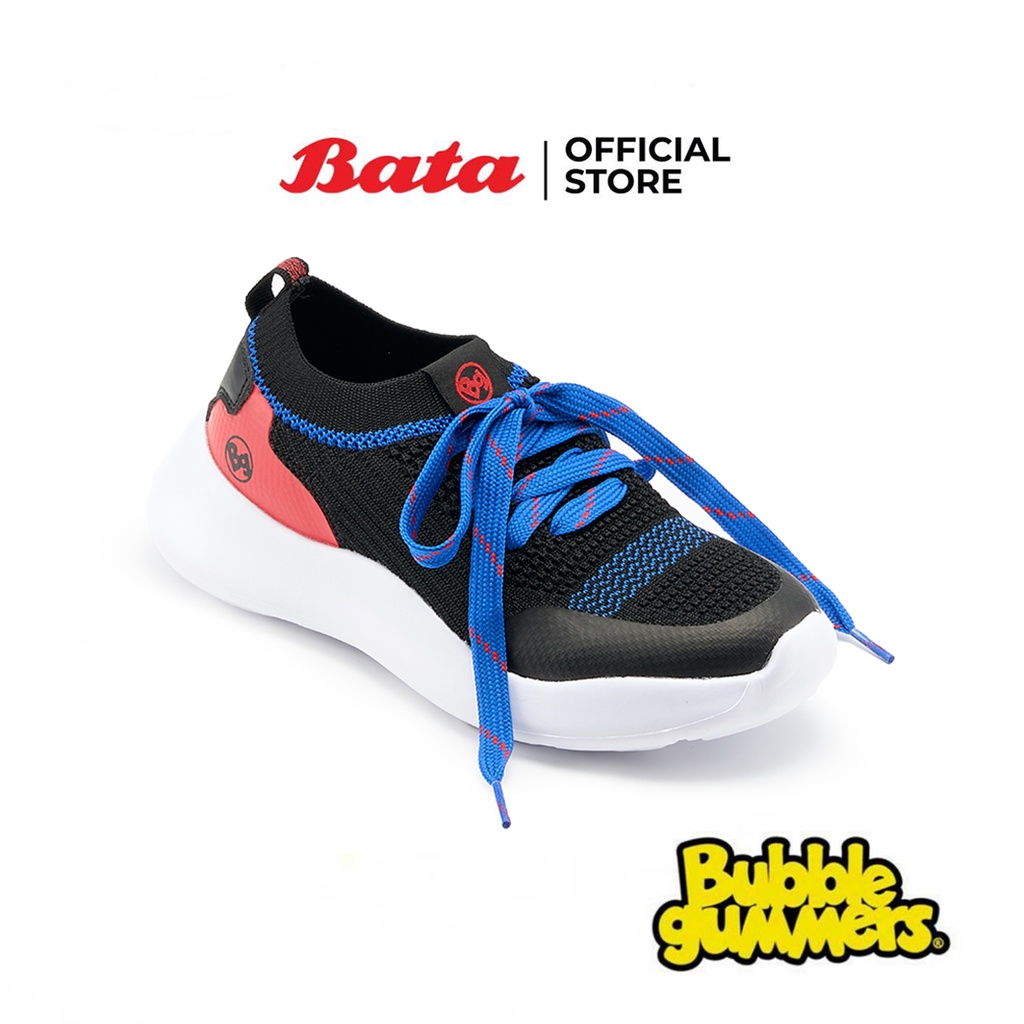 Bata บาจา Bubble Gummers รองเท้าผ้าใบ สนีคเกอร์ สำหรับเด็กผู้ชาย รุ่น BRISK สีดำ รหัส 3296935
